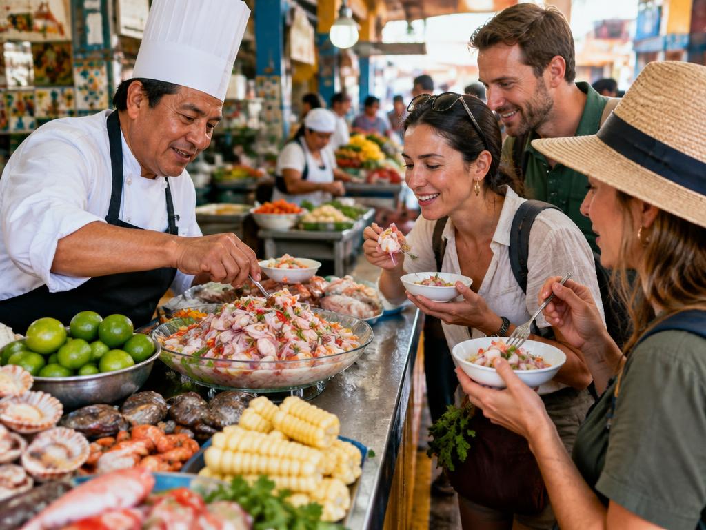Lima Food Tour: Ceviche, Markets & Pisco